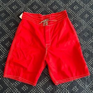 Birdwell Beach Britches Birdie Red Swim Shorts